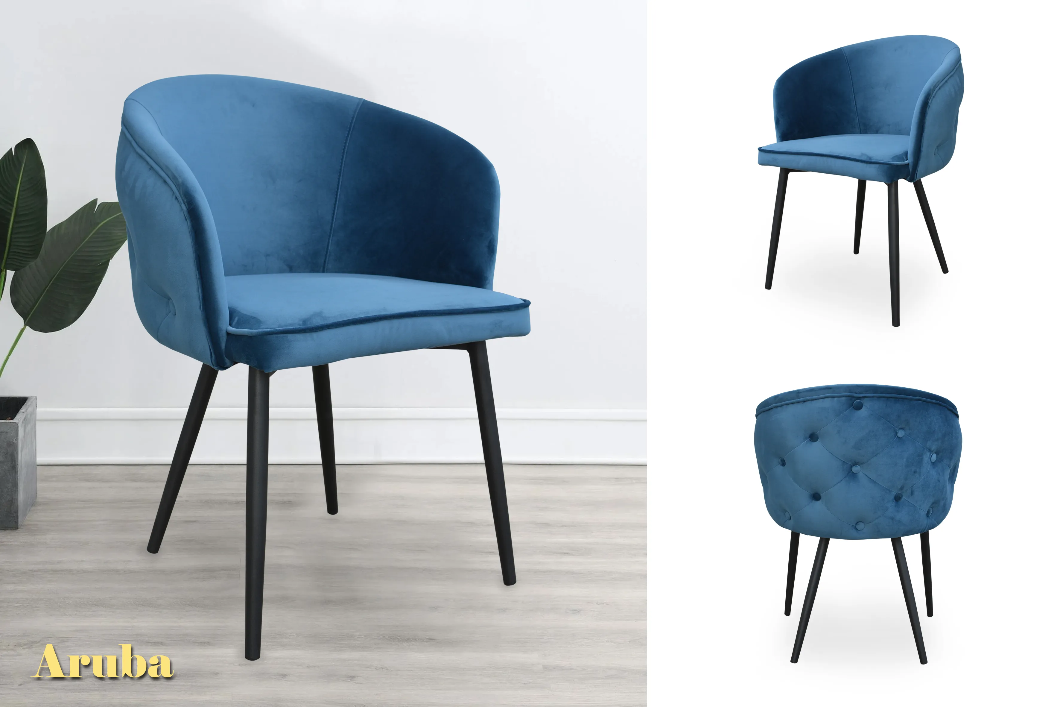 plava stolica, elegancija, kvalitetna