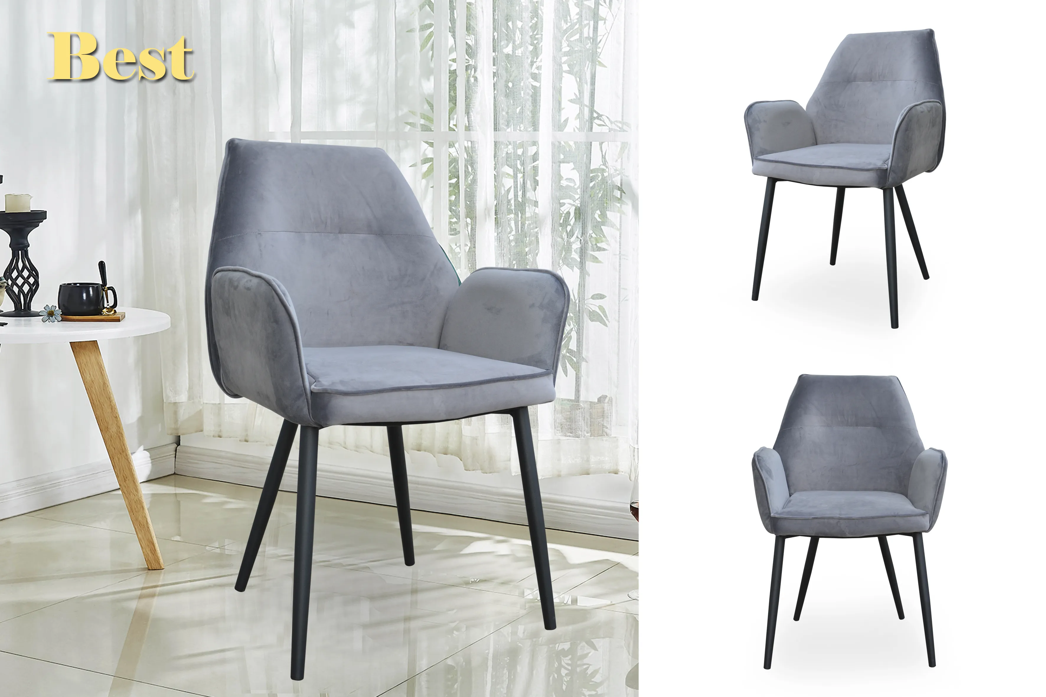 siva stolica, elegancija, kvalitetna stolica