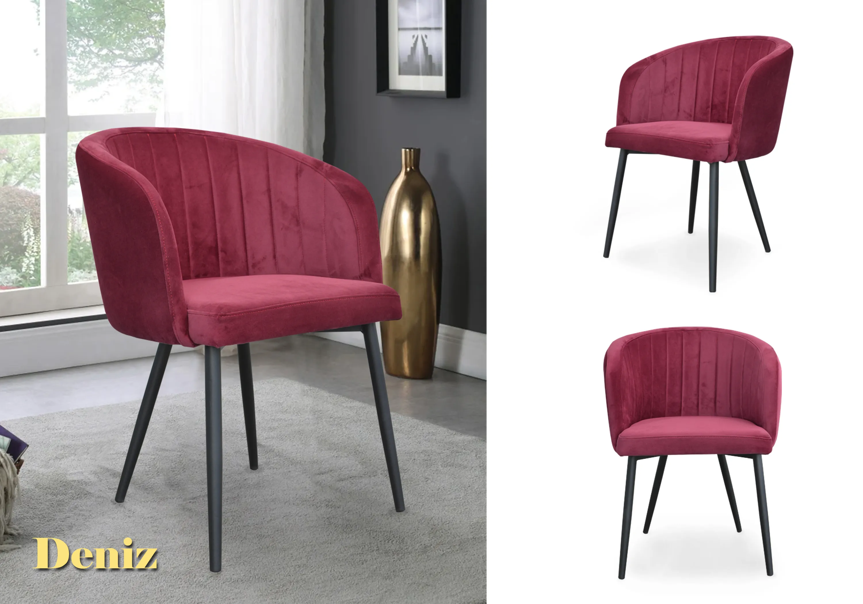 crvena stolica, elegancija, kvalitetna